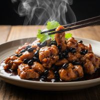 Chicken in Black bean Sauce