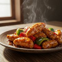 Chicken in Hot Garlic Sauce