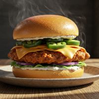 Chicken Jalapeno Burger
