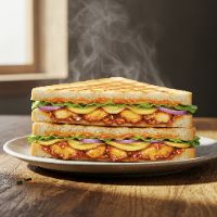 Chicken Junglee Grilled Sandwich (3 Slice)
