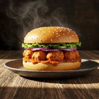 Chicken Kabab Burger