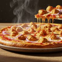 Chicken Kebabs & Onion Pizza (Double Topping)