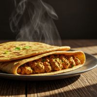 Chicken Keema Paratha