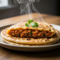Chicken Kheema Paratha
