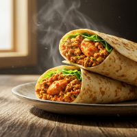 Chicken Kheema Wrap