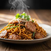 Chicken Lollipop Fried Noodles (MEDIUM)