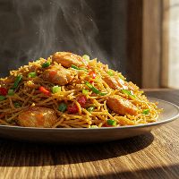 Chicken Malaysian Noodles