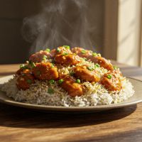 Chicken Manchurian Rice