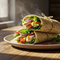 Chicken Mint Wrap