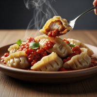 Chicken Mozzarella Momo's (8 Pcs.)