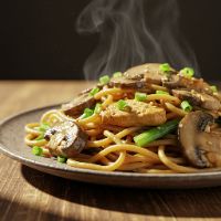 Chicken Mushroom Noodles (Full)