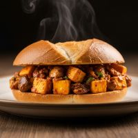 Chicken Paneer Mush. Mix Grill Sandwich