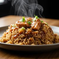 Chicken Schez Rice With Gravy