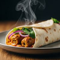 Chicken Seekh Kebab Wrap
