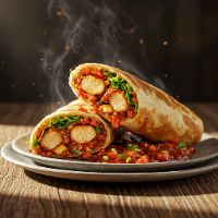 Chicken Shezwan Shawarma