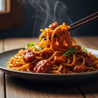 Chicken Shillong Schezwan Maggi