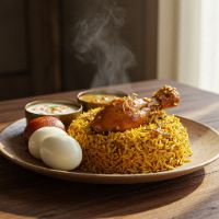Chicken Smoky Biryani (500g) ? Serves 1 person