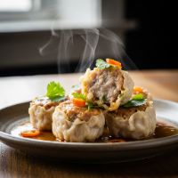 Chicken Steam Momo's (8 Pcs.)