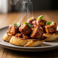 Chicken Tikka Bruschetta (Chi)