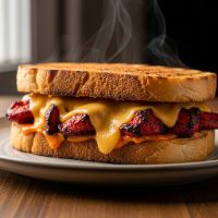 Chicken Tikka Cheese Grill Sandwich