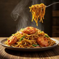 Chi. Tikka Fried Noodles (Chicken)