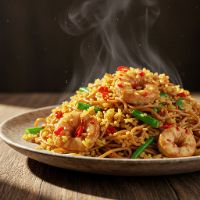 Chilly Garlic Rice Noodle