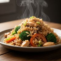 Egg Chopper Fried Rice (Half)