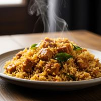 Coconut Tadka Rice