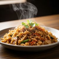 Egg Combination Fried Rice (Half)