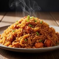 Egg Comb. Sch. Fried Rice (Half)