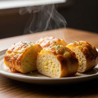 Corn Mayo Garlic Bread