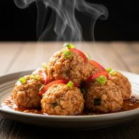 Crab Ball Schezwan Sauce