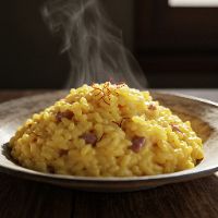 Cream Cheese And Saffron Rissoto