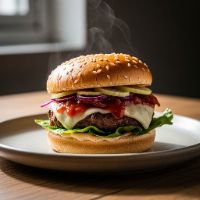 Crispy Chicken Korean Burger