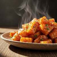 Crispy Chilli Garlic Potato