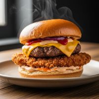 Crispy ChickenCheese Burger