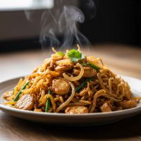 CRISPY GINGER RICE / NOODLES (Veg)