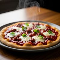 Crispy Schezwan Pizza