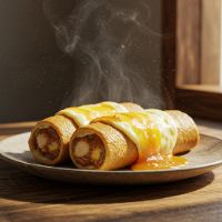 Double Egg Single Chicken Roll