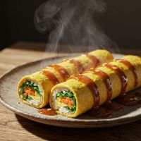 Double Egg Veg. Roll