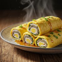 Egg Fish Roll (Rawas)