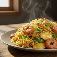 Egg Garlic Rice / Noodles