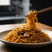 Egg Hakka Noodles
