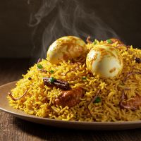 Egg Muradabadi Biryani Half