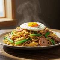 Egg Noodles Half