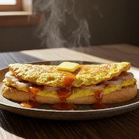 Egg Omlet Sandwich