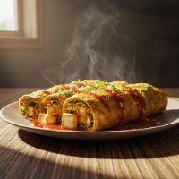 Egg Paneer Roll