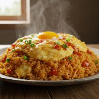 Egg Schezwan Rice (Chicken)