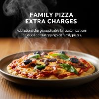 Family Pizza Extra Charges