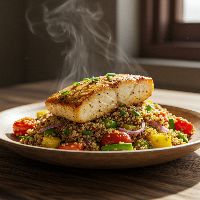 Fish Quinoa Bowl